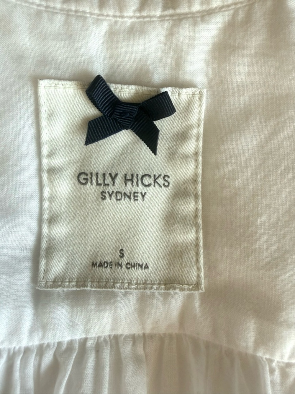 Gilly Hicks Shirt Sleeveless Tie-Front Tank Top Geometric Embroidery Size S - Picture 13 of 14